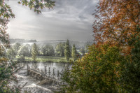 River Thames - the weir from SAS